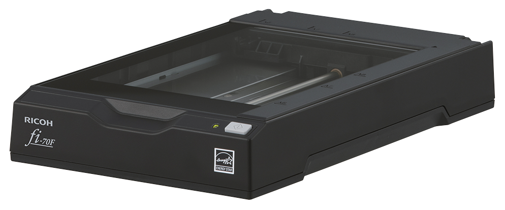 Scanner Portable Ricoh FI-70F - Numérisation Rapide Sans Couvercle, Jusqu'à 600 Dpi